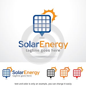 Solar Energy Logo Template Design Vector