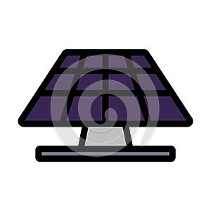 Solar Energy Panel Icon