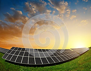 Solar energy panels photo