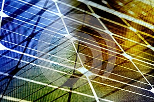 Solar energy spectrum with grid lines