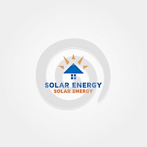 Solar Energy Vector logo design