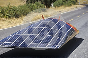 Solar Flair solar powered car, CA