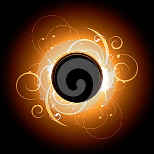 Solar flare swirl design