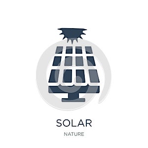 solar icon in trendy design style. solar icon isolated on white background. solar vector icon simple and modern flat symbol for