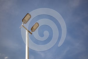 about solar lighting and lighting poles by emphasising the lighting