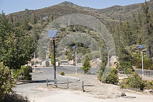 Solar Lighting Whiskey Town Dam National Park California