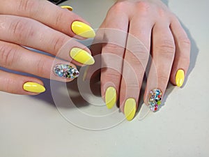 Solar Manicure Nail Design
