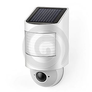 Solar motion activated security light