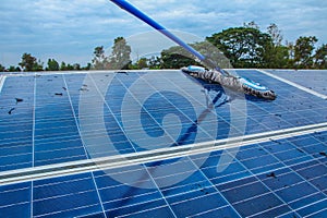 Solar panel, alternative electricity source - concept of sustainable resources, And this is a new system that can generate