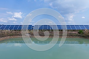 Solar panel, alternative electricity source - concept of sustainable resources, And this is a new system that can generate