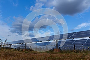 Solar panel, alternative electricity source - concept of sustainable resources, And this is a new system that can generate