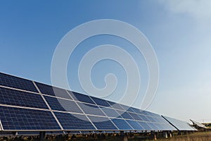 Solar panel, alternative electricity source - concept of sustainable resources, And this is a new system that can generate