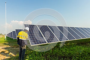 Solar panel, alternative electricity source, concept of sustainable resources, And this is a new system that can generate