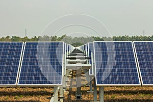 Solar panel, alternative electricity source, concept of sustainable resources, And this is a new system that can generate