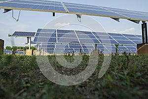 Solar panel, alternative electricity source, concept of sustainable resources, And this is a new system that can generate