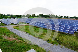 Solar panel, alternative electricity source, concept of sustainable resources, And this is a new system that can generate