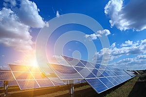 Solar panel, alternative electricity source - concept of sustainable resources, And this is a new system that can generate