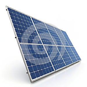 Solar panel 3D model realistic