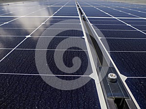 solar panel detail close up