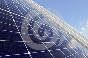 solar panel detail close up