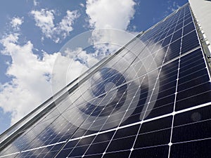 solar panel detail close up