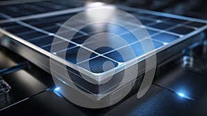 solar panel detail close up