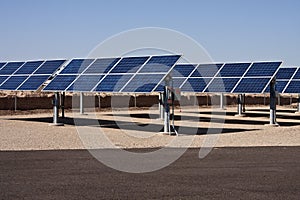 Solar panel energy collector farm