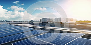 solar panel energy sun power, copy space background