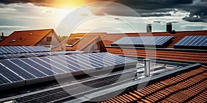 solar panel energy sun power, copy space background