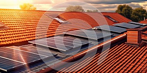 solar panel energy sun power, copy space background