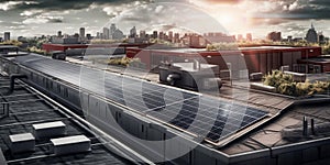 solar panel energy sun power, copy space background