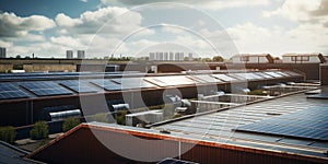 solar panel energy sun power, copy space background