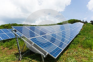 Solar panel farm