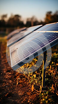 A Solar Panel Farm in the Desert