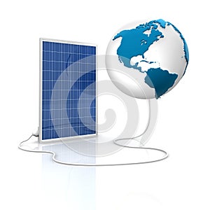 Solar panel for green and renewable energy