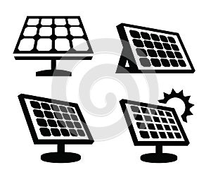 Solar panel icon