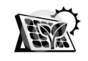 Solar panel icon
