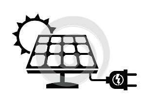 Solar panel icon