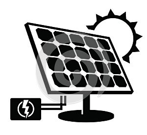 Solar panel icon photo