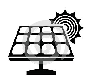 Solar panel icon