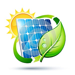 Solar panel illustration photo