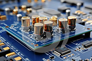 Solar Panel. Illustration of Complex Electrical Connections and Technological Features