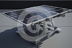 Solar Panel Isolated. 3D rendering