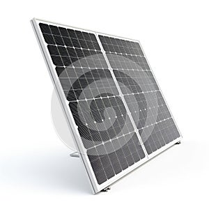 solar panel isolated on a white background