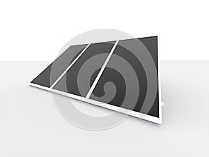 Solar panel isolated