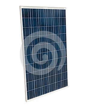 Solar panel isolated on white background