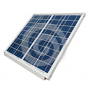 Solar panel isolated on white background