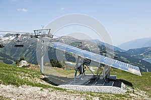 Solar panel at Latschenalm, Gerlos, Austria