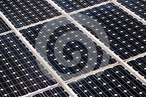 Solar panel photoelectric cells photo