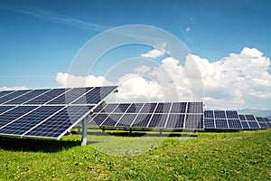 Solar panel, photovoltaic, alternative electricity source - concept of sustainable resources